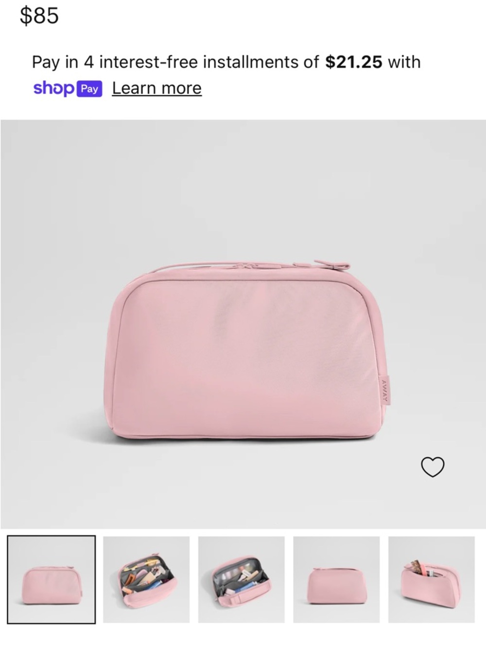 AWAY Large Toiletry Bag